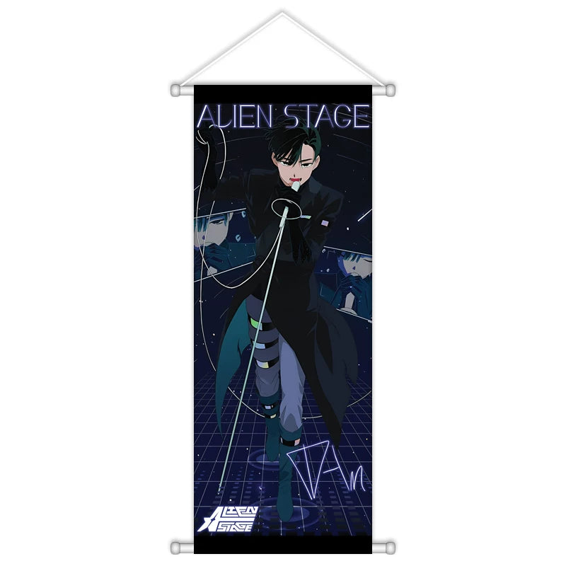 Alien Stage Karmic Angel Wall Art Canvas, Anime Poster for Bedroom Decor