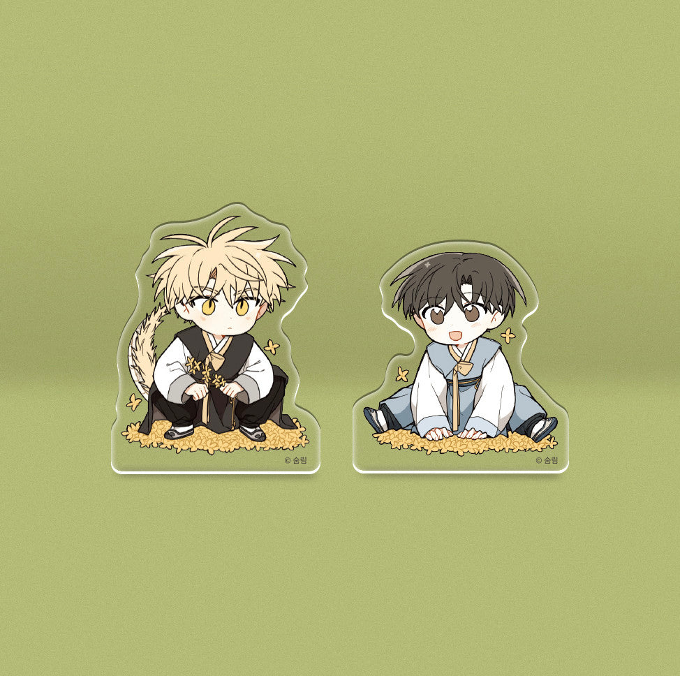 The Path on Which Forsythia Fell - Acrylic Block Ver.1 & Ver.2