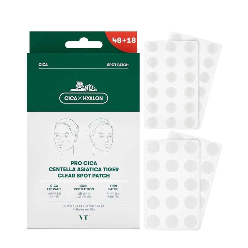 VT Pro Cica Centella Asiatica Tiger Clear Spot Patch Set(48+18ea)
