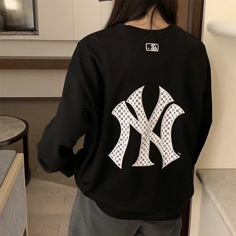 MLB back logo hoodie black