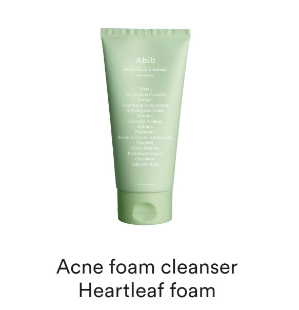 Abib Acne Foam Cleanser Heartleaf Foam 150ml
