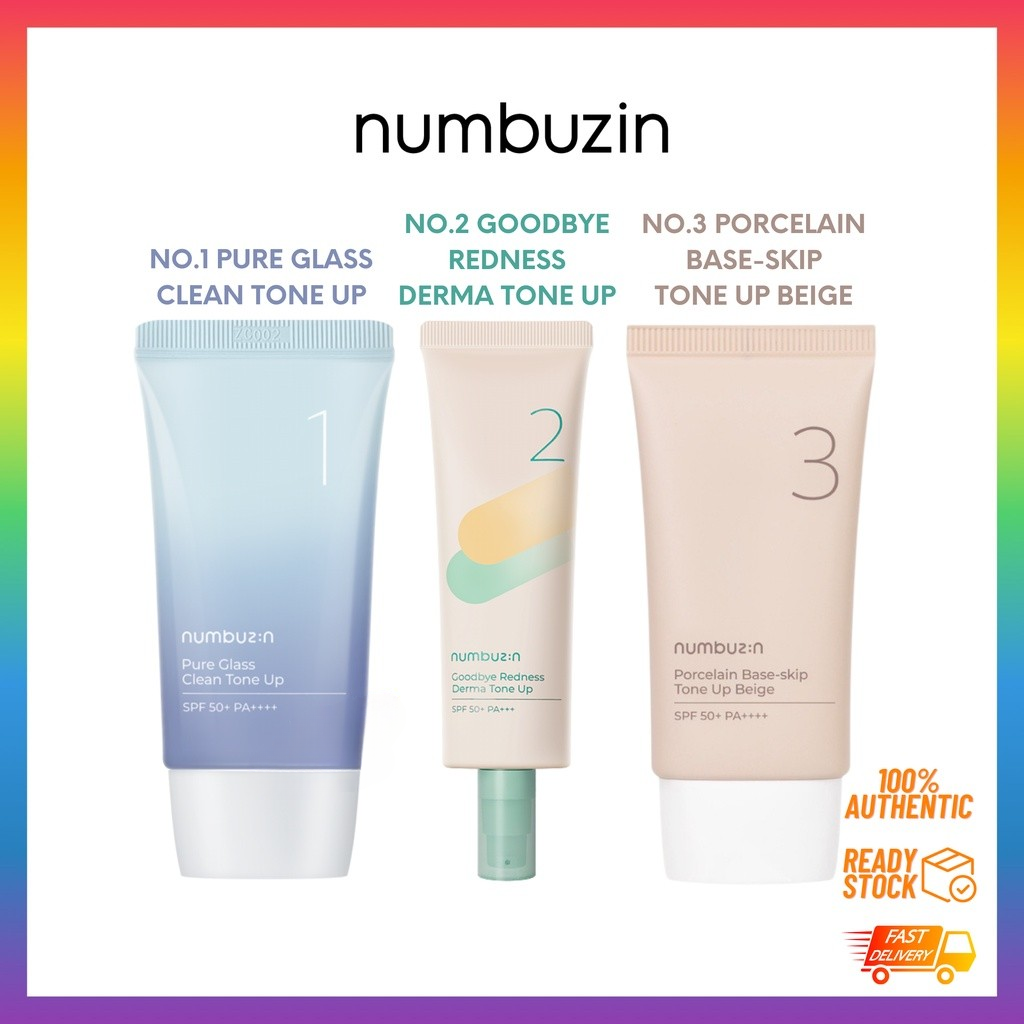 NUMBUZIN No.1-2 Goodbye Redness Derma Tone Up SPF50+ PA++++ 50ml