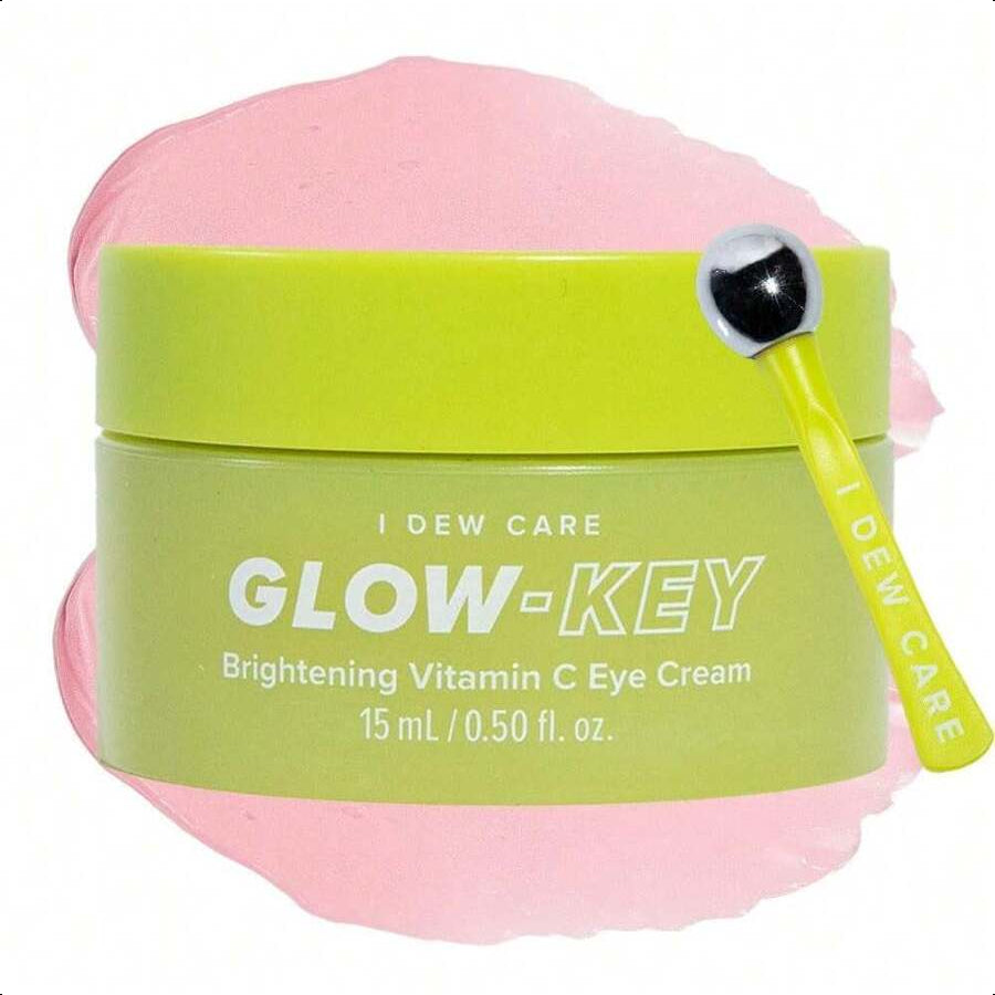 I Dew Care Vitamin C Eye Cream & Roller Set - Glow-Key | Korean Skin Care, Dark Circles Reducer