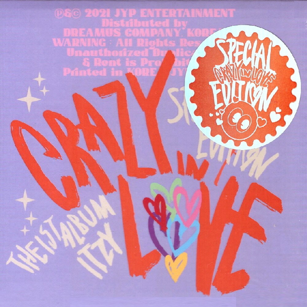 ITZY 1stアルバム CRAZY IN LOVE スペシャルエディション