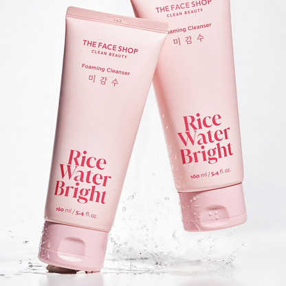 THE FACE SHOP Rice Water Bright Foaming Cleanser 160ml
