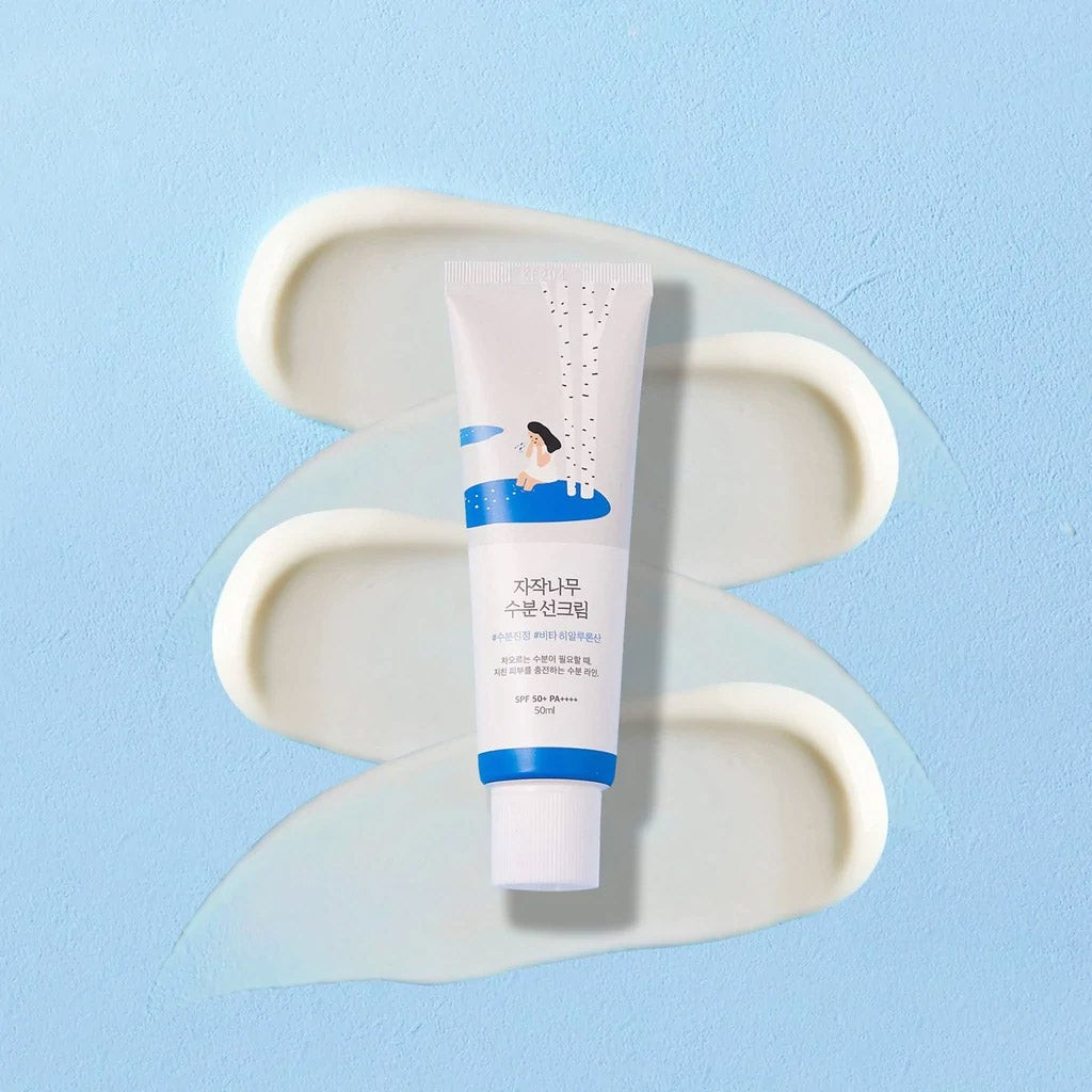 ROUND LAB Birch Juice Moisturizing Sunscreen SPF50+PA++++ 50ml*2+20ml