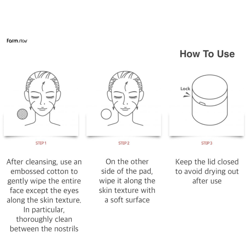 FARM STAY Collagen Water Full Moist Toning Peeling Pad 150ml (3 Options)