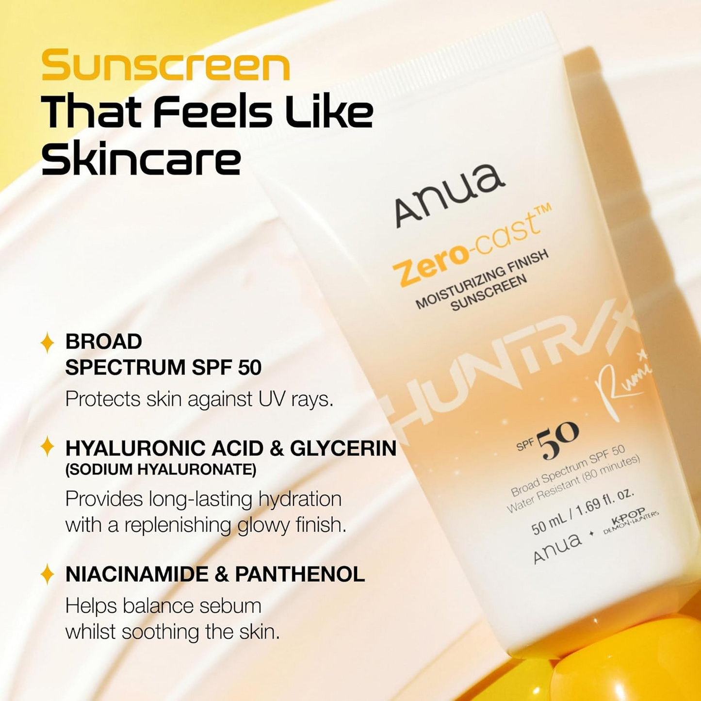 ANUA KPDH Daily Clear Moisturizing Sun Cream SPF50+PA++++ 50ml