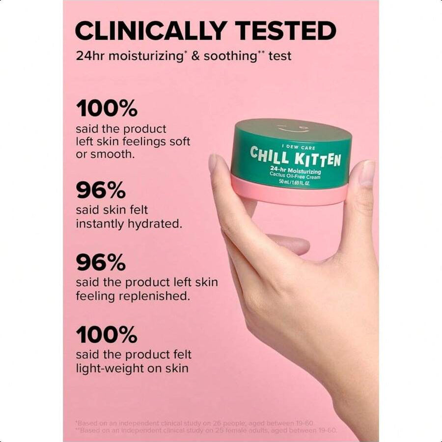 I Dew Care Heartleaf Face Cream - Chill Kitten | Moisturizer  50ml