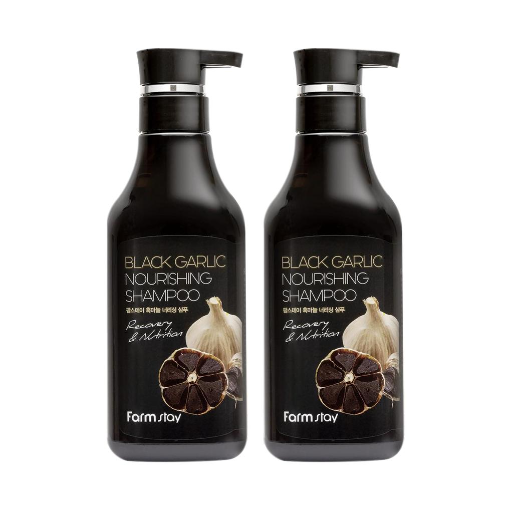 FARM STAY Black Garlic Nourishing Shampoo 530ml (3 Options)