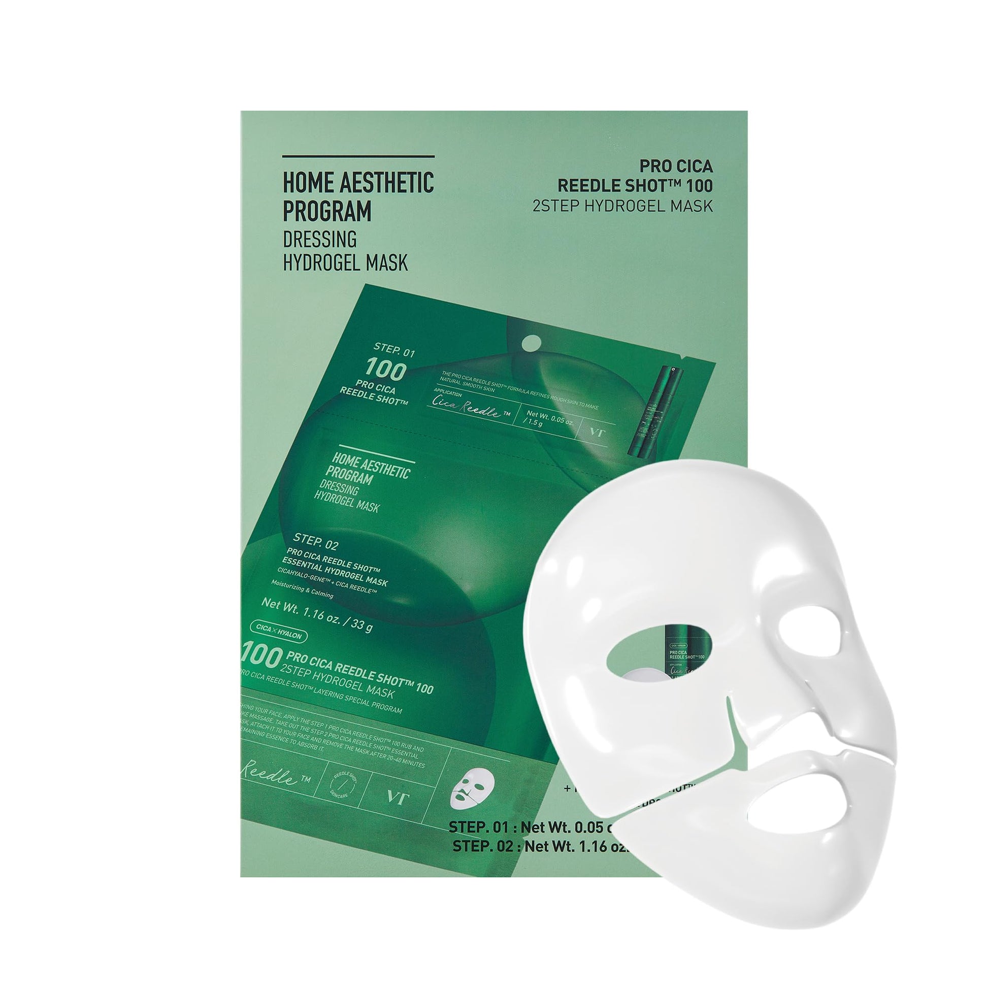 VT COSMETICS Reedle Shot 100 2-Step Hydrogel Mask