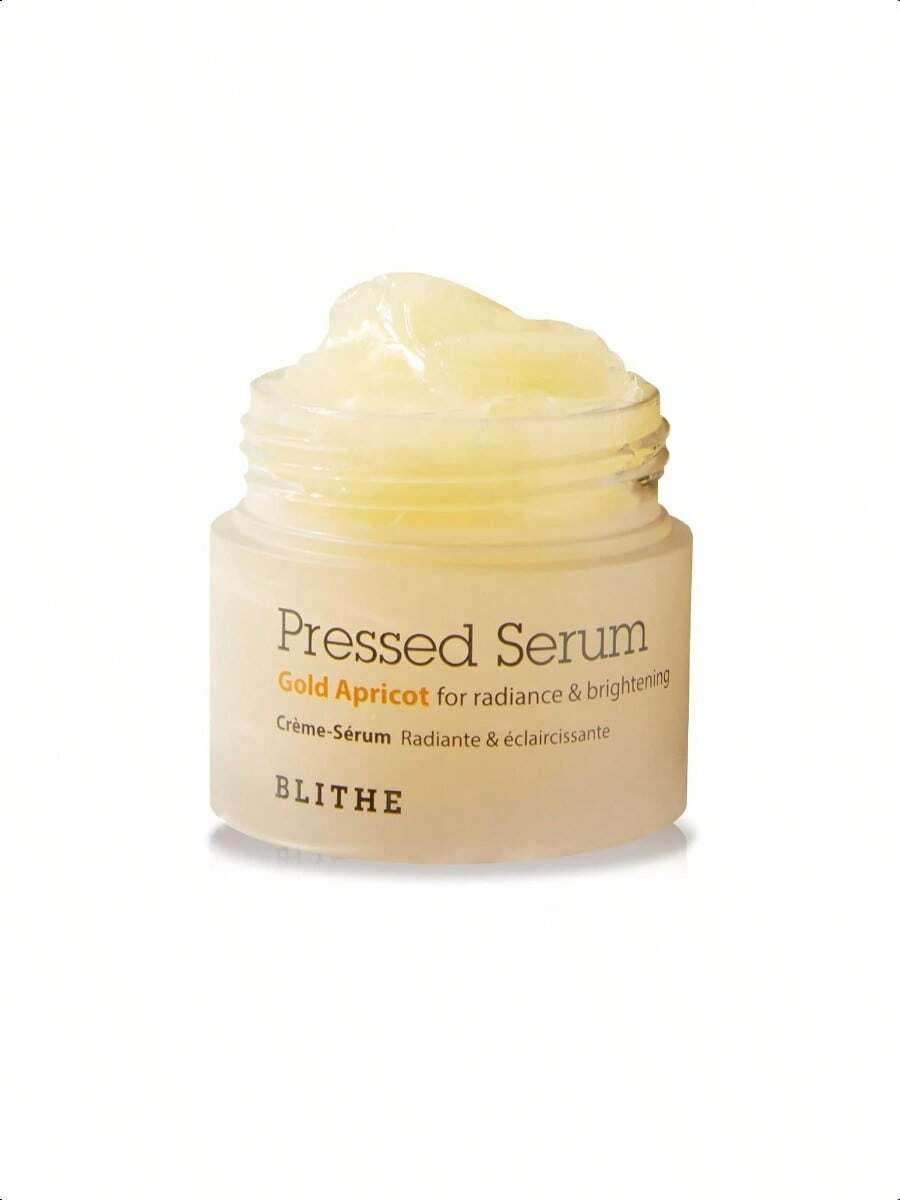 Blithe Pressed Serum Gold Apricot Glass Skin Korean Skincare Moisturizer/Serum - Niacinamide Serum For Natural Glow