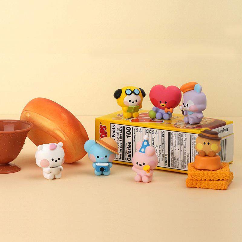 BT21 NEW ユニバース スター ミニニ モニター フィギュア おもちゃ 人形 ミニフィギュア (7 つのオプション)