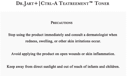 Dr. Jart Control A Teatreement Toner 120ml