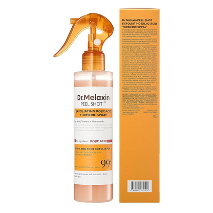 Dr.Melaxin Peel Shot Kojic Acid Turmeric Body Exfoliator Spray 200ml