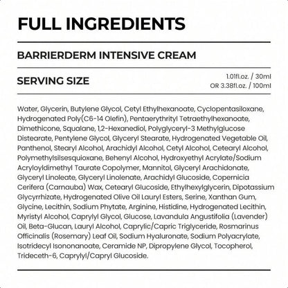 Skin&Lab Barrierderm Intensive Cream 30ml/1.69 Oz