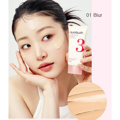 Numbuzin No.3 No Filter Tone Up Sun Serum SPF50+PA++++ 50ml