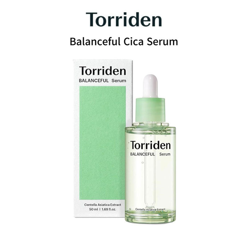 [100% Original] Torriden BALANCEFUL Cica Serum 50ML For Sebum And Dead Skin Cells, Relieve Redness, For Acne Prone Skin