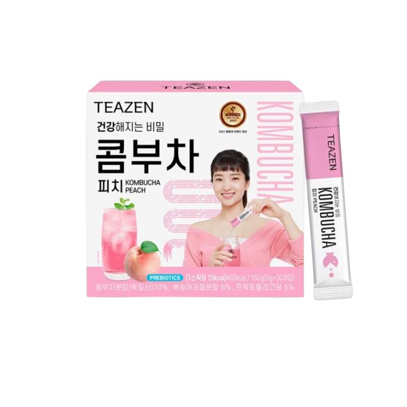 Teazen Kombucha Korean Kombucha Powder - Berry Peach Lemon Pineapple Citron