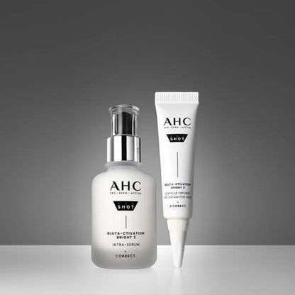 AHC Pro Shot GlutA-ctivation Bright 3 Intra-Serum 40ml Special Set (+Eye Cream 10ml)