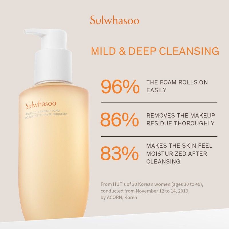 Sulwhasoo Gentle Cleansing Foam 200ml (New Version)