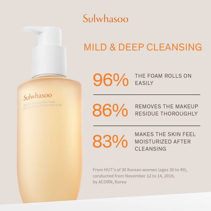 Sulwhasoo Gentle Cleansing Foam 200ml (New Version)
