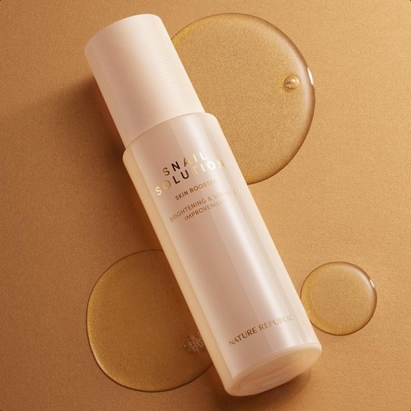 NATURE REPUBLIC Snail Solution Skincare Special Set (Skin Booster+ Emulsion +Travel set)