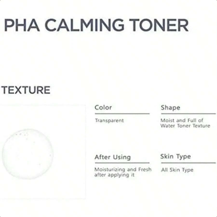 KLAVUU Green Pearlsation Pha Calming Toner 200ml/6.76 Oz | Infused With Gentle Pha (Polyhydroxy Acid) And Soothing Green Tea Extracts