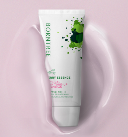Borntree Berry Essence Physical Pink Tone-up Suncream SPF50+ PA++++ 50ml