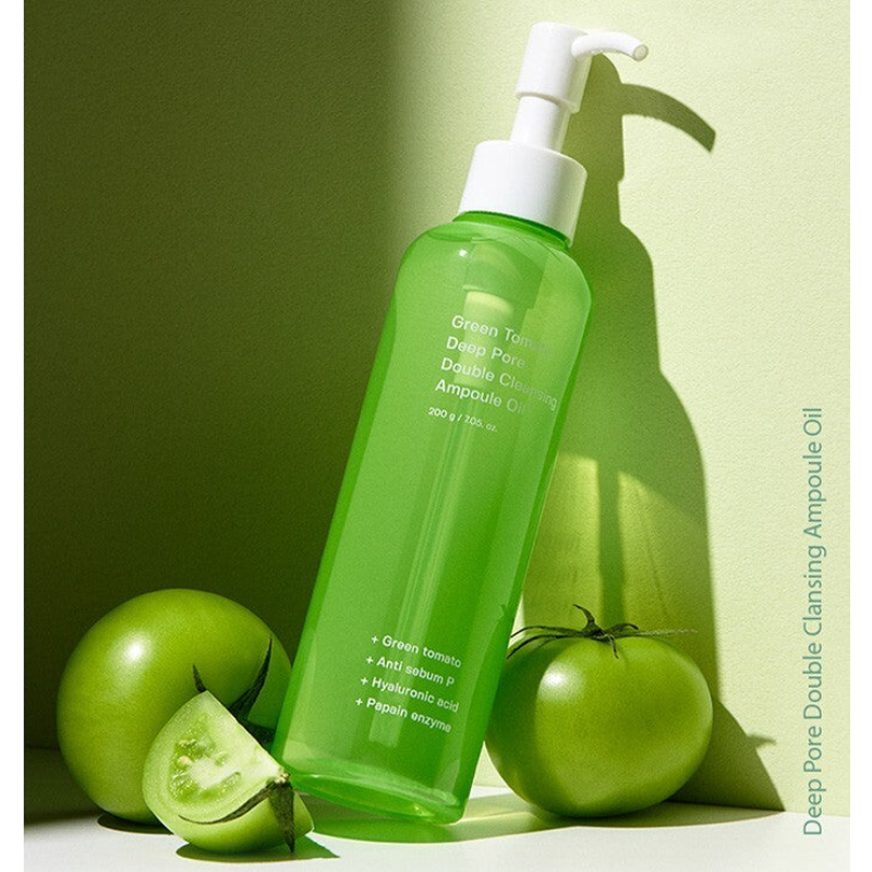 [SUNGBOON EDITOR] Green Tomato Deep Pore Double Clansing Ampoule Oil 200ml