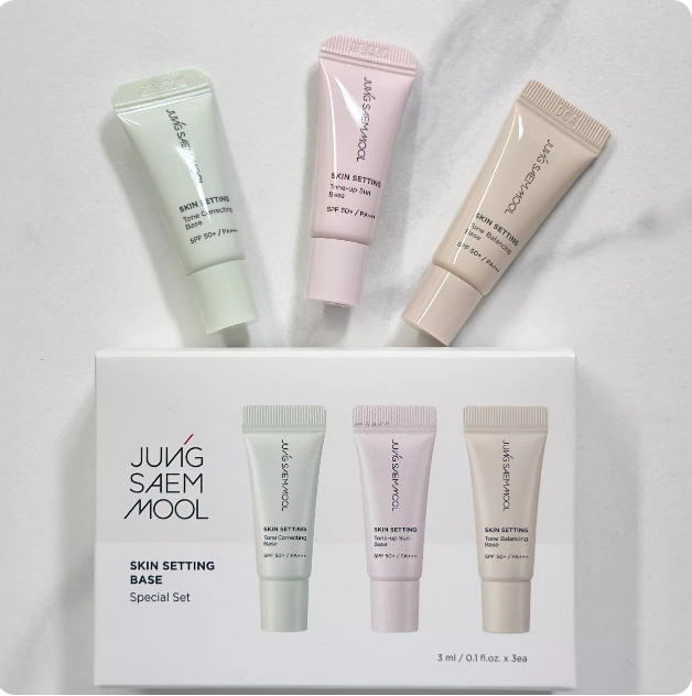 JUNG SAEM MOOL Skin Setting Base 3ml*3 Set