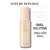 NATURE REPUBLIC Snail Solution Skin Booster 130mL / Emulsion 120mL / Cream 52mL / Foam Cleanser 150mL