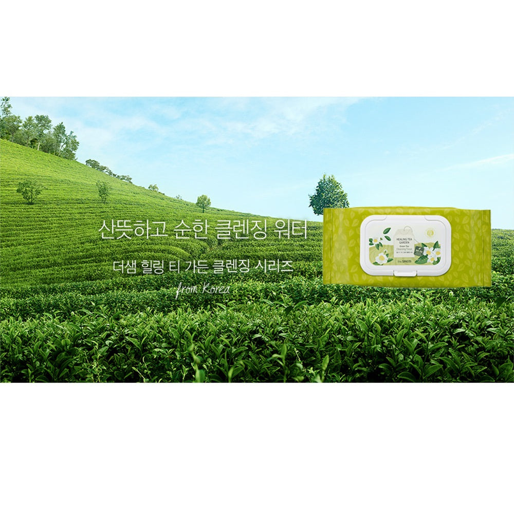 [the SAEM] Healing Tea Garden Green Tea Cleansing Tissue 60 Sheets