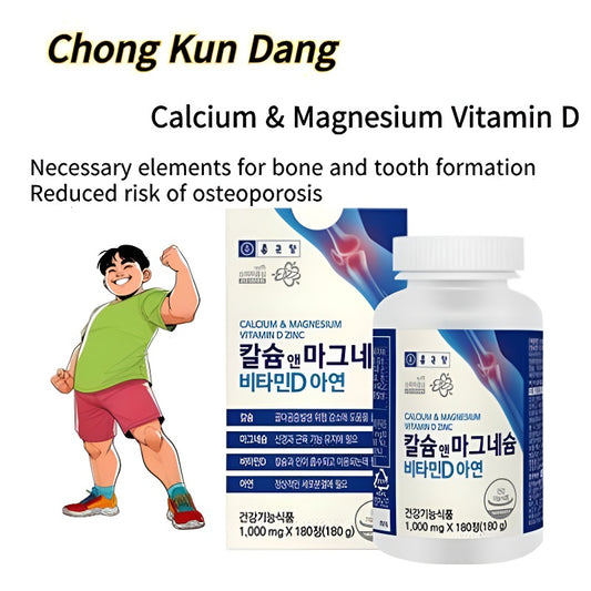 Chong Kun Dang Calcium & magnesium vitamin D zinc per serum (180 tablets x 1 bottles) 180g