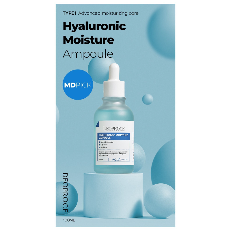DEOPROCE Hyaluronic Moisture Colorful Ampoule 100ml