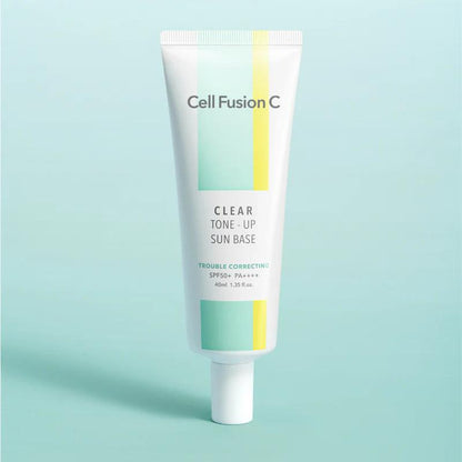 セルフュージョン C トーンアップ サンベース 40ml SPF50+ PA++++ (ウォーターフィット、クリア、ブラーリング)