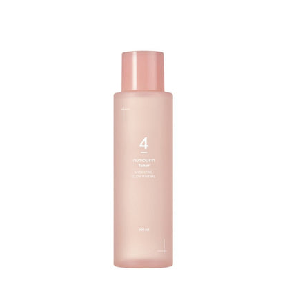 Numbuzin Toner No.3 Super Glowing Essence Toner | No.4 Hydrating Glow Mineral Toner | No.5+ Vitamin Boosting Essential Toner