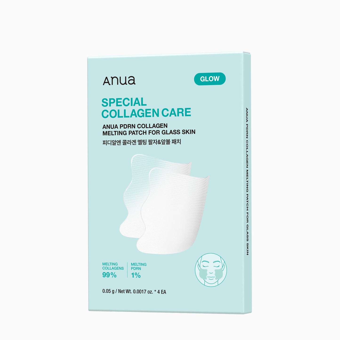 ANUA PDRN Collagen Melting Patch For Glass Skin 4ea