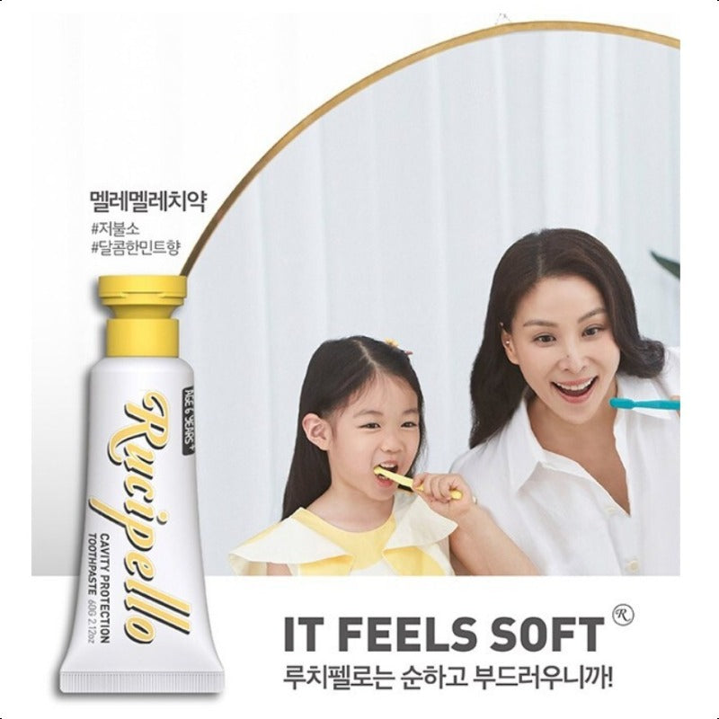 Rucipello Kids Baby Toothpaste Low Fluoride Mele 60g