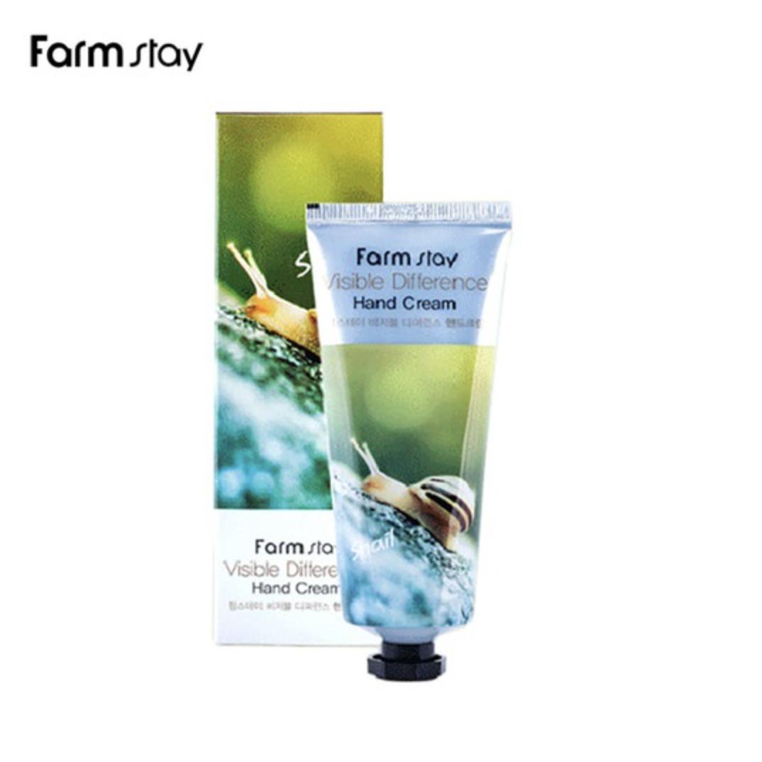 FARM STAY Visible Difference Hand Cream Snail 100ml (3 Options)