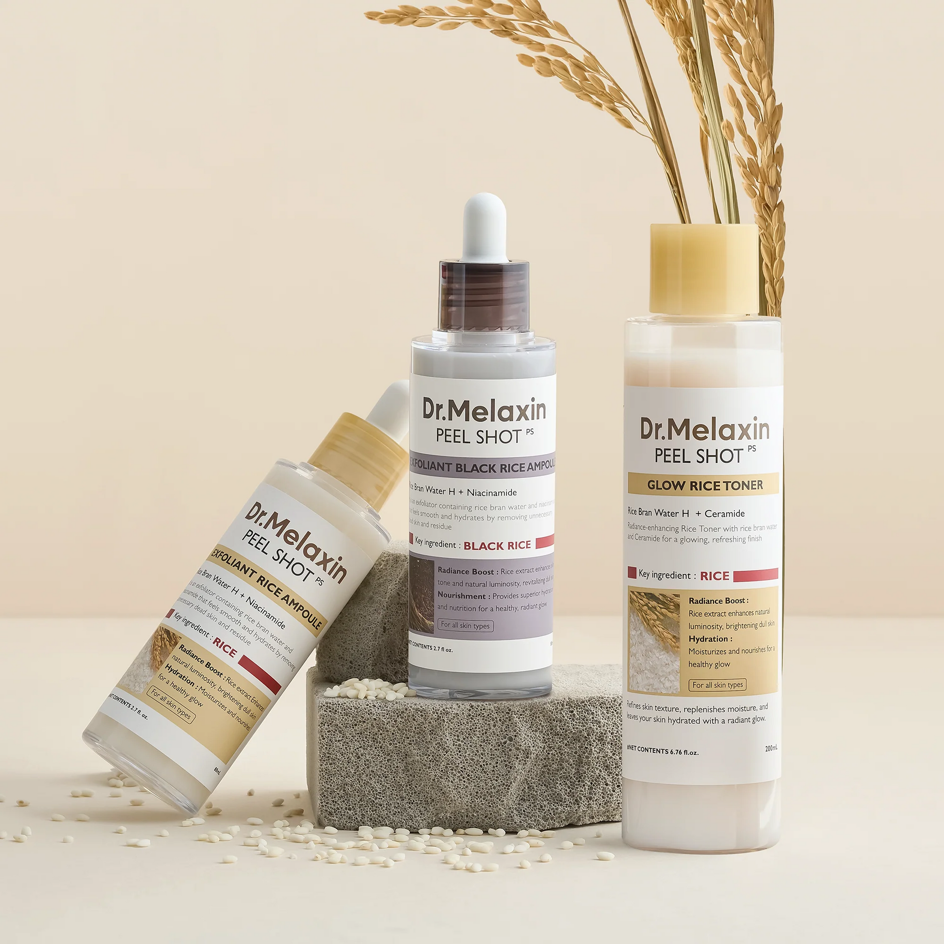 Dr.Melaxin Peel Shot Glow White Rice Toner 200ml