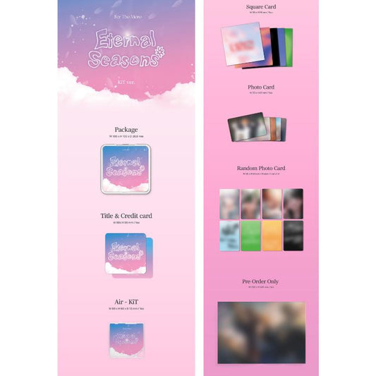 KIT ALBUM Ver For The More 1st EP Album Eternal Seasons