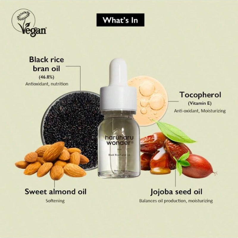 HaruHaru Wonder Black Rice Facial Oil 10ml