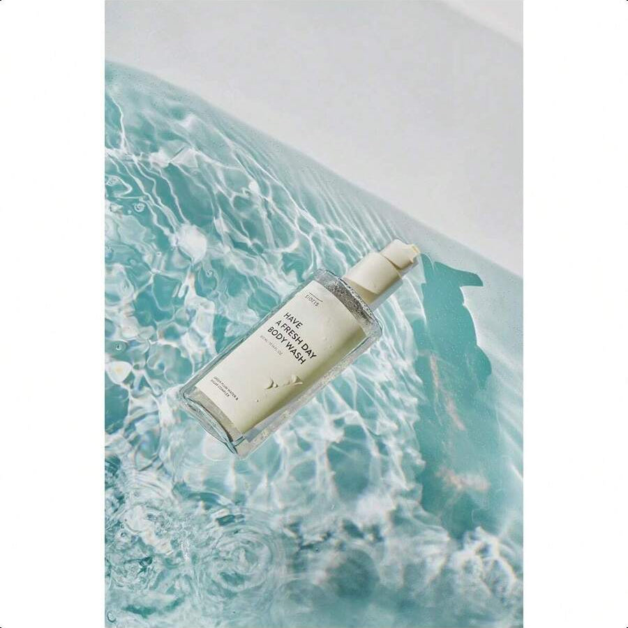 sioris Have A Fresh Day Body Wash 300ml/10.14 Oz Contain Natural Sulfactant AHA BHA Slightly Acid Sugar Vitamin Cleanser For Sensitive