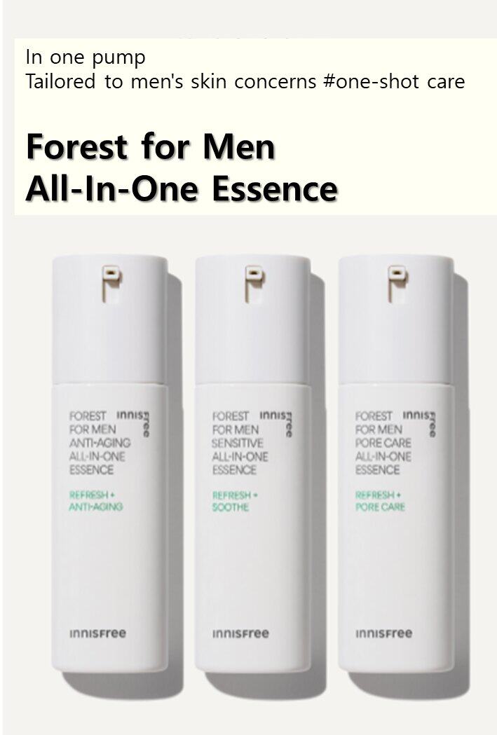 innisfree Forest For Men All-in-One Essence 100mL (#Pore care) (2023 AD)