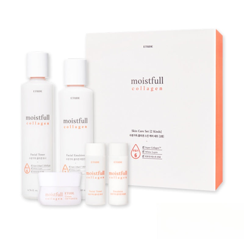 NEW [ETUDE HOUSE] Moistfull Collagen Skin Care Set / Shipping from Korea