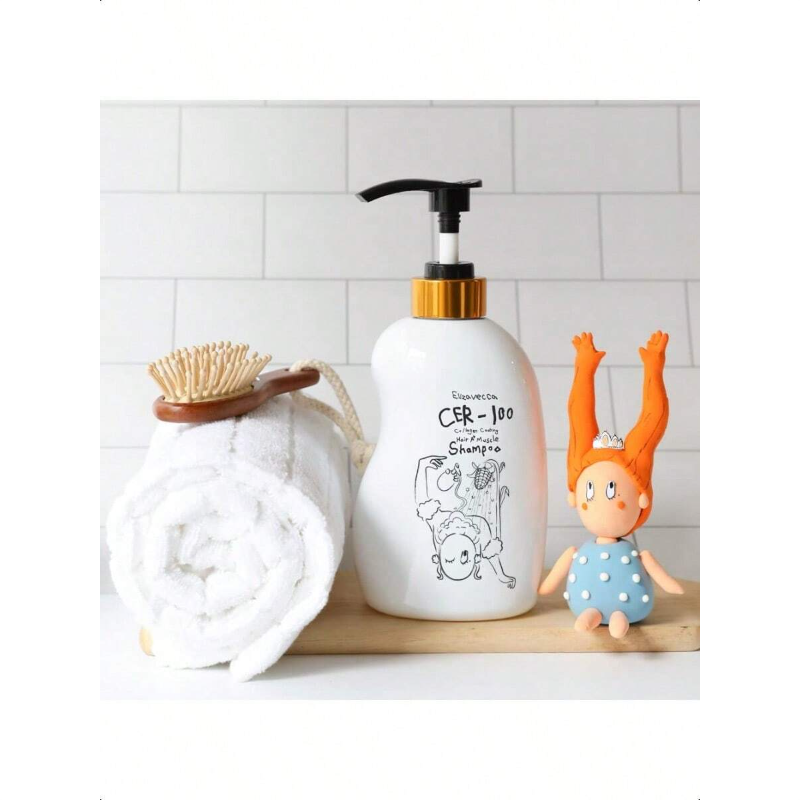 Elizavecca CER-100 Collagen Coating Hair A+ Muscle Shampoo, 16.9 Fl Oz 500ml