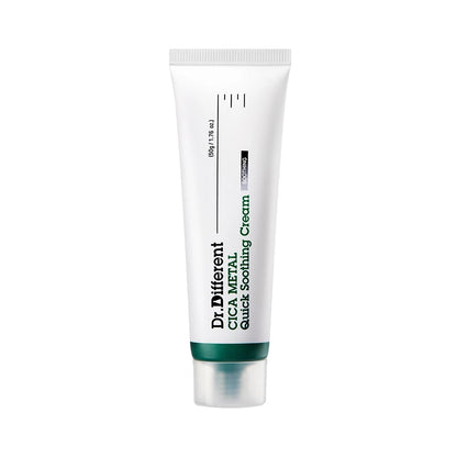 DR.DIFFERENT Cica Metal Quick Soothing Cream 1.76oz / 50g K-Beauty