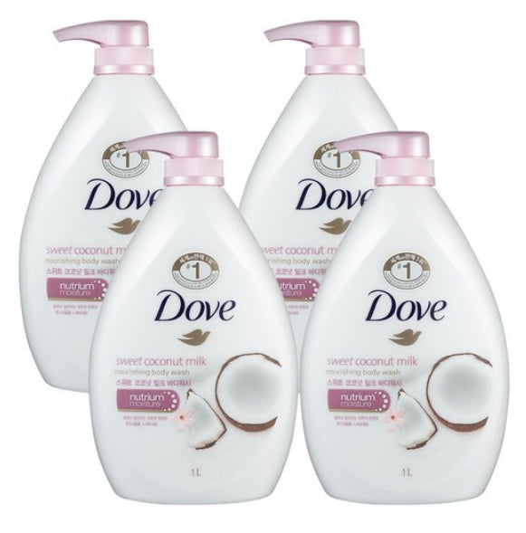 Dove sweet coconut milk body shower, 1000g,