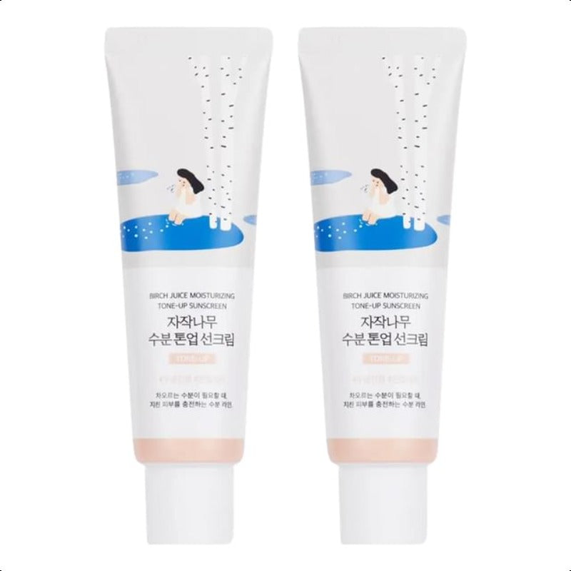 ROUND LAB Birch Juice Tone-Up Sun Cream 50ml*2 set